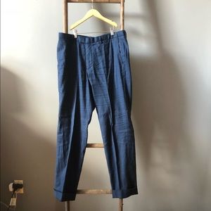 BANANA REPUBLIC slim fit linen blend pant. 32x34